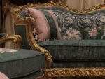 Handmade Cleopatra Green Sofa 30
