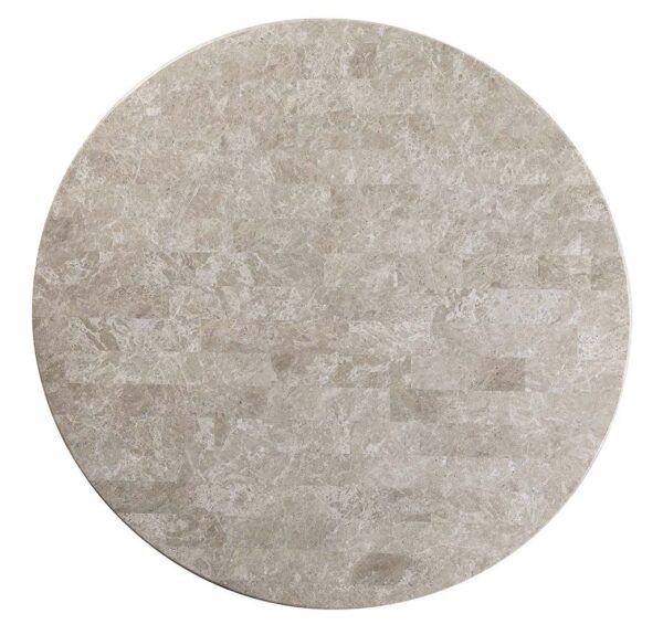 Rustic Oak Karsen Dining Table W/Marble Top DN01449 by ACME - Image 3