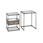 Brass Enca Nesting Table Set 84470 by ACME Luxury Coffee Tables Mobilia Cleopatra 19 Brass Enca Nesting Table Set 84470 by ACME 19