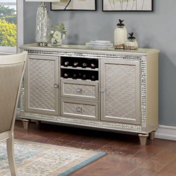 Adelina Server Champagne Transitional BY Furniture of America