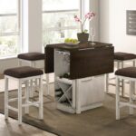 BINGHAM COUNTER HT. TABLE  CM3168BR-PT  BY Furniture of America. 17