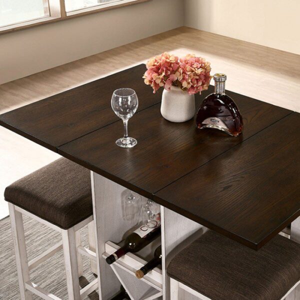 BINGHAM COUNTER HT. TABLE  CM3168BR-PT  BY Furniture of America. 12