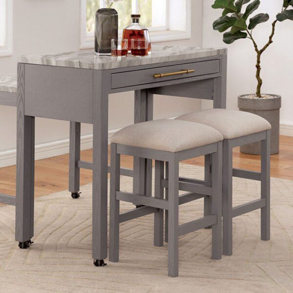 WHITEHALL COUNTER HT. TABLE FOA3544LG-PT BY Furniture of America. 9