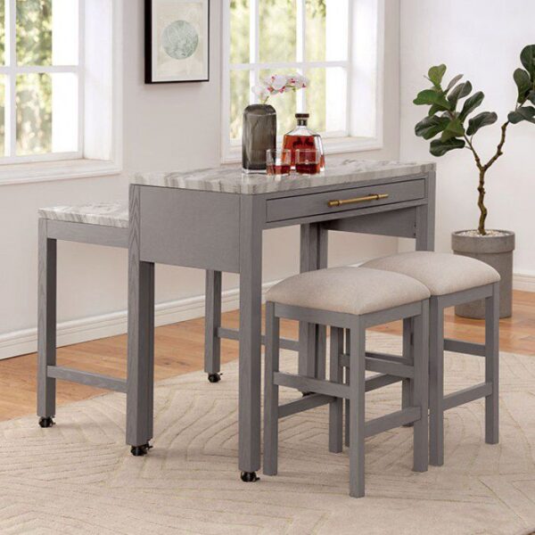 WHITEHALL COUNTER HT. TABLE FOA3544LG-PT BY Furniture of America. 10