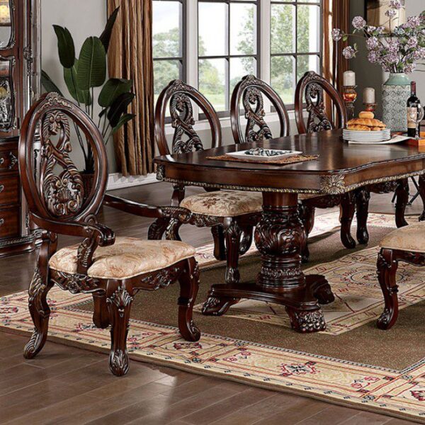 NORMANDY DINING TABLE CM3145T   BY Furniture of America 8
