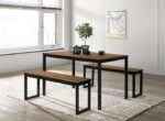 TRIPOLI 3 PC. DINING SET CM3202BR-T-3PK   BY Furniture of America 11