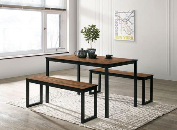 TRIPOLI 3 PC. DINING SET CM3202BR-T-3PK   BY Furniture of America 7