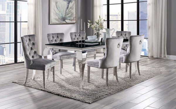 NEUVEVILLE DINING TABLE CM3903BK-T    BY Furniture of America 7