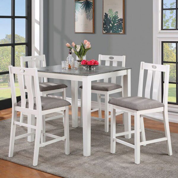 DUNSEITH 5 PC. COUNTER HT. SET  FOA3388PT-5PK   BY Furniture of America 5