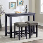CAERLEON 3 PC. COUNTER HT. SET  CM3474BL-PT-3PK BY Furniture of America 9