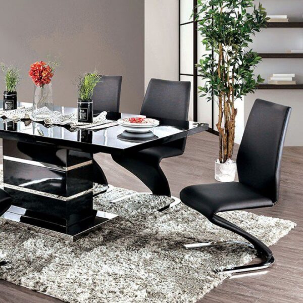 MIDVALE DINING TABLE  CM3650BK-T       BY Furniture of America 6