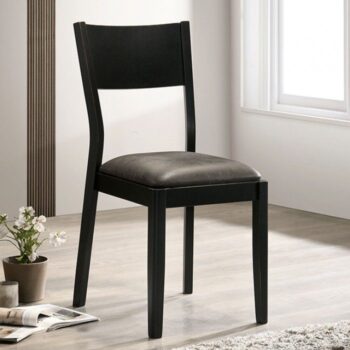 Oberwil Chair Mid-century Modern Black/Gray By Furniture of America