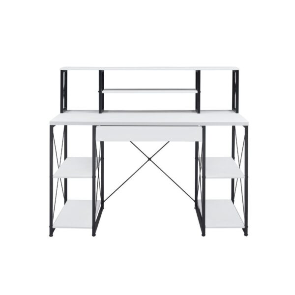 White & Black Amiel Writing Desk by ACME - Image 5