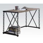 Rustic Oak Jodie Writing Desk 92248 by ACME Home Office Desks Mobilia Cleopatra 8 Rustic Oak Jodie Writing Desk 92248 by ACME 8