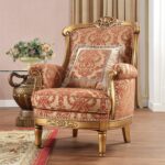 Gold Finish 3PCs Sofa Set Traditional by Homey Design HD-106 10