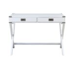 Amenia White Writing Desk by ACME Home Office Mobilia Cleopatra 14 Amenia White Writing Desk by ACME 14