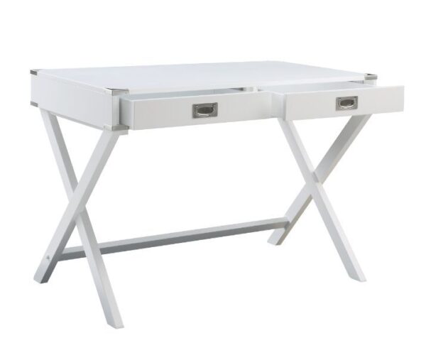 Amenia White Writing Desk by ACME 11