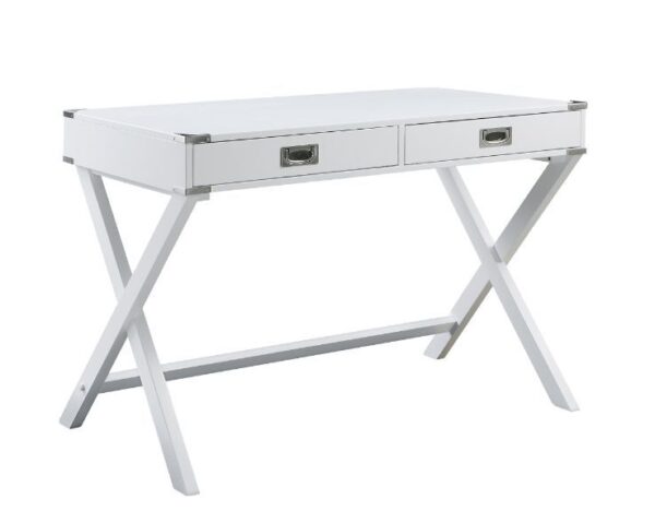 Amenia White Writing Desk by ACME 12