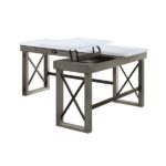 Gray Talmar Writing Desk W/Lift Top OF00056 by ACME Home Office Mobilia Cleopatra 17 Gray Talmar Writing Desk W/Lift Top OF00056 by ACME 17