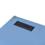 Navy Blue & Gold Midriaks Writing Desk by ACME Home Office Mobilia Cleopatra 20 Navy Blue & Gold Midriaks Writing Desk by ACME 20