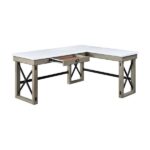 Marble Top Talmar Writing Desk W/Lift Top OF00055 by ACME 15