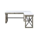 Marble Top Talmar Writing Desk W/Lift Top OF00055 by ACME 17