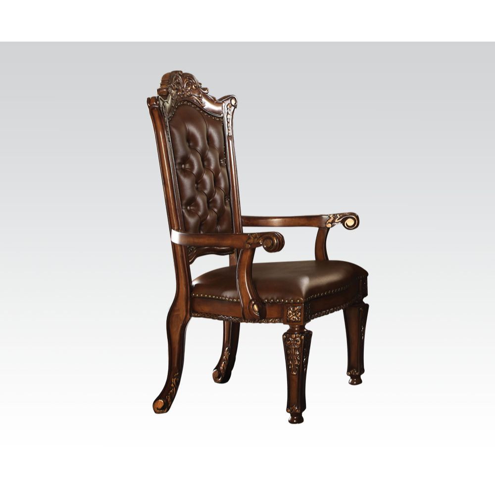Vendome Executive Office Chair in Cherry Leather 92126 by ACME