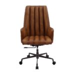 Sahara Leather Salvol Office Chair 93176 by ACME 12