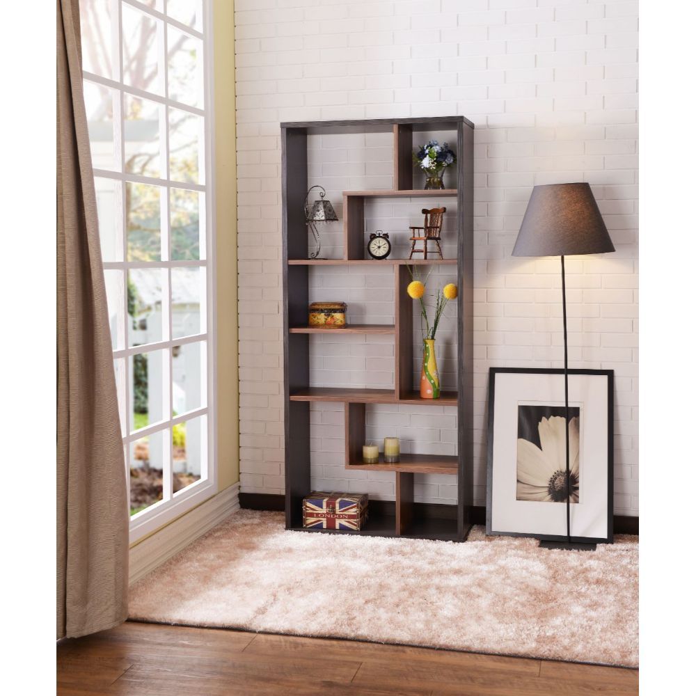 Walnut Mileta II Bookshelf by ACME 7