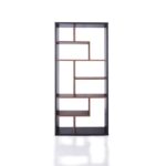 Walnut Mileta II Bookshelf by ACME Home Office Mobilia Cleopatra 13 Walnut Mileta II Bookshelf by ACME 13