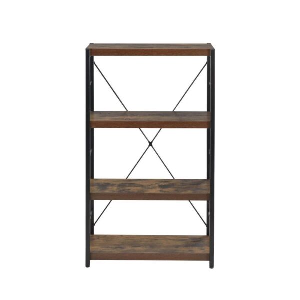 Weathered Oak Bob Bookshelf 92399 by ACME - Image 4