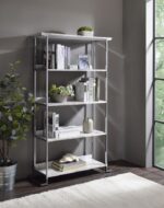 Visage Bookshelf by ACME Home Office Mobilia Cleopatra 9 Visage Bookshelf by ACME 9