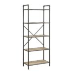 Itzel Bookshelf With 5 Wooden-Fixed Shelves by ACME 20