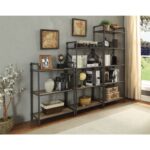 Itzel Bookshelf With 3 Wooden-Fixed Shelves by ACME 16