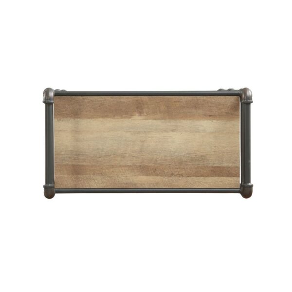 Itzel Bookshelf With 3 Wooden-Fixed Shelves by ACME - Image 3