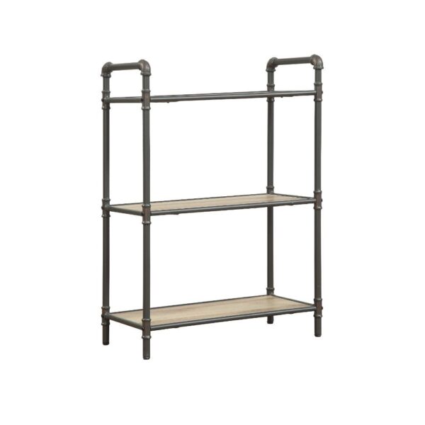 Itzel Bookshelf With 3 Wooden-Fixed Shelves by ACME - Image 6