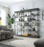 Gray & Black Rukia Bookshelf by ACME 9