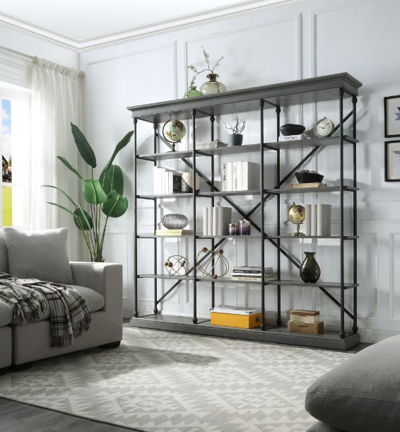 Gray & Black Rukia Bookshelf by ACME