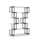 Verne Bookshelf by ACME Home Office Mobilia Cleopatra 14 Verne Bookshelf by ACME 14
