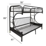 Eclipse Twin/Full/Futon Bunk Bed by ACME 86