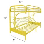 Eclipse Twin/Full/Futon Bunk Bed by ACME 100