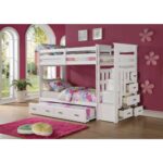 Allentown Twin/Twin Bunk Bed & Trundle by ACME Bunk and Loft Beds Mobilia Cleopatra 11 Allentown Twin/Twin Bunk Bed & Trundle by ACME 11