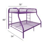 Tritan Twin/Full Bunk Bed by ACME 55