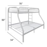 Tritan Twin/Full Bunk Bed by ACME 67