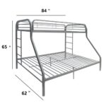 Tritan Twin XL/Queen Bunk Bed by ACME Bunk and Loft Beds Mobilia Cleopatra 31 Tritan Twin XL/Queen Bunk Bed by ACME 31