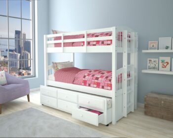 Micah Twin/Twin Bunk Bed & Trundle by ACME