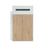 White Nerice Twin Loft Bed W/Desk & Wardrobe by ACME 43