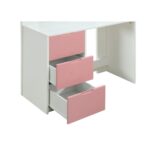 White Nerice Twin Loft Bed W/Desk & Wardrobe by ACME 48