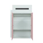 White Nerice Twin Loft Bed W/Desk & Wardrobe by ACME 49