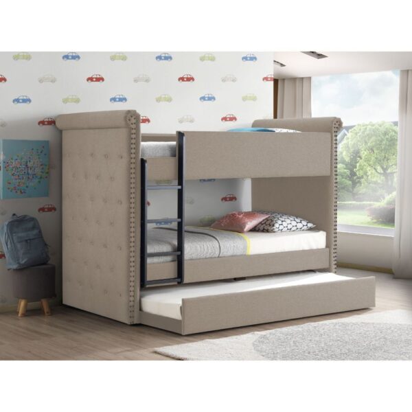 Romana II Twin/Twin Bunk Bed & Trundle by ACME - Image 2